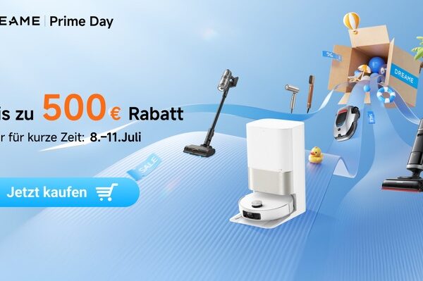 Sommer, Sonne, Saugroboter: Bis zu 500 EUR Rabatt auf Dreame-Bestseller zum Prime Day! Weil Urlaub zum Entspannen da ist – nicht zum Putzen!